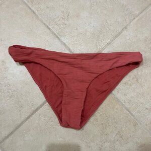Rip Curl Rusty Red Pink Medium Full Coverage Bikini Bottom